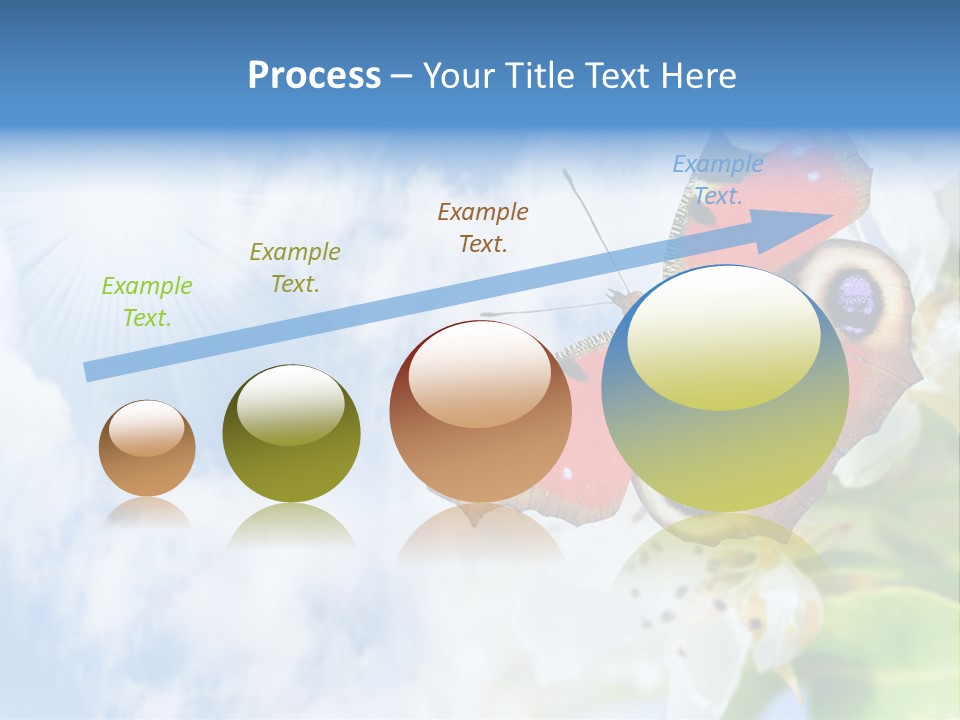 Sky Natural Background Funny Animals PowerPoint Template