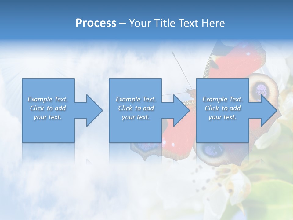 Sky Natural Background Funny Animals PowerPoint Template