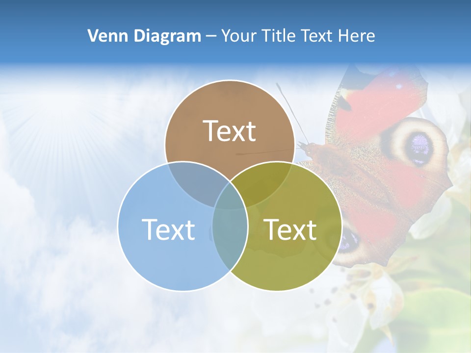 Sky Natural Background Funny Animals PowerPoint Template