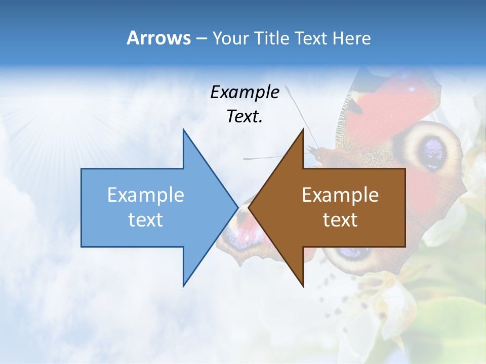 Sky Natural Background Funny Animals PowerPoint Template