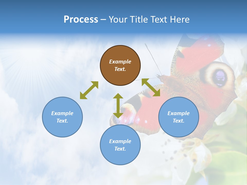 Sky Natural Background Funny Animals PowerPoint Template