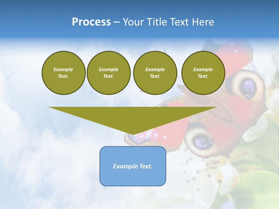 Sky Natural Background Funny Animals PowerPoint Template