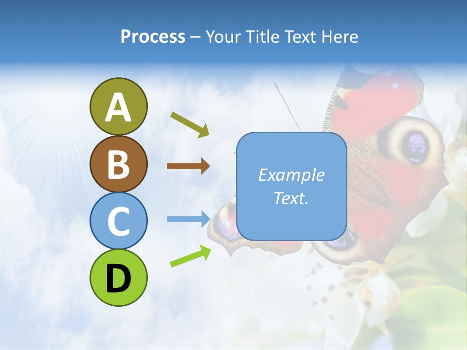 Sky Natural Background Funny Animals PowerPoint Template