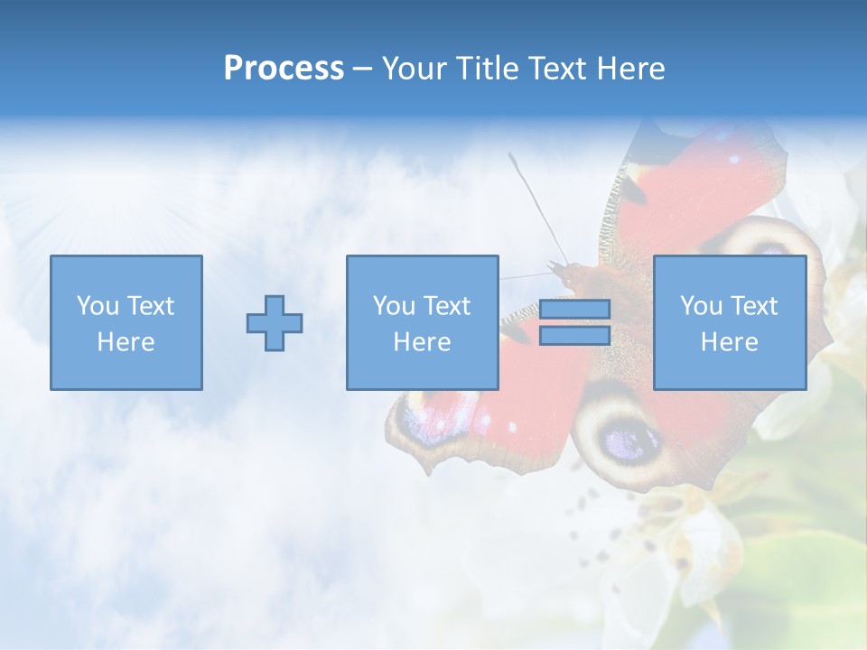 Sky Natural Background Funny Animals PowerPoint Template