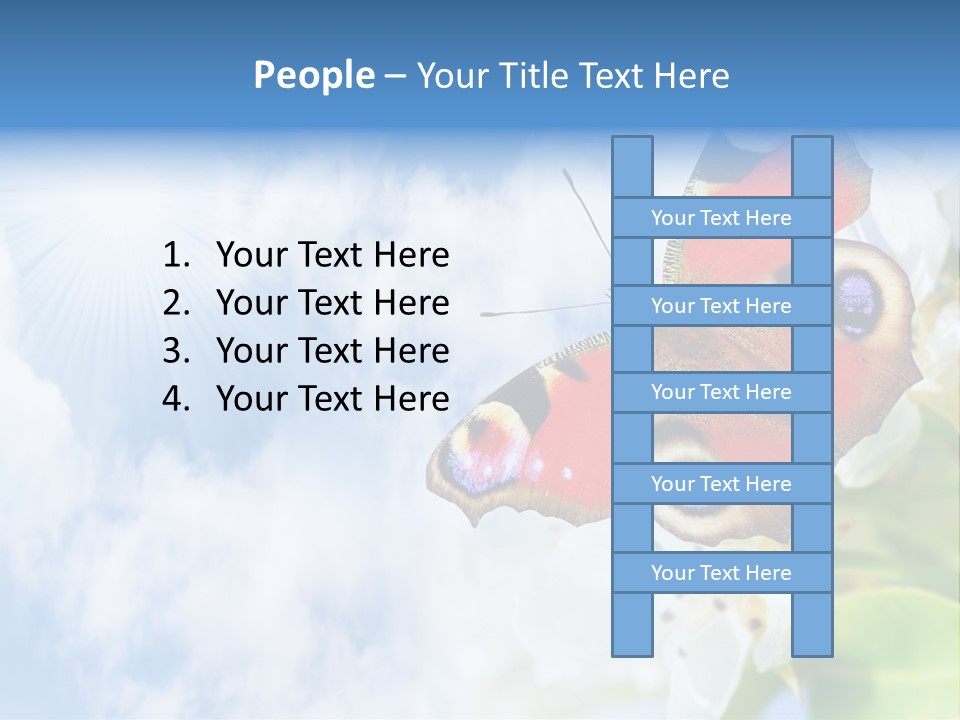 Sky Natural Background Funny Animals PowerPoint Template