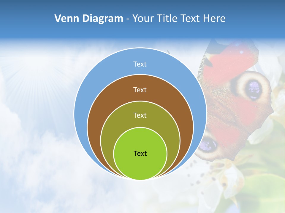 Sky Natural Background Funny Animals PowerPoint Template