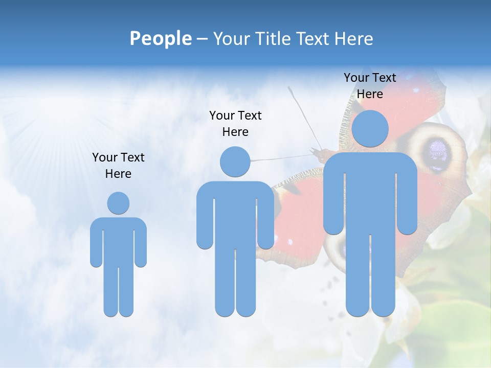 Sky Natural Background Funny Animals PowerPoint Template