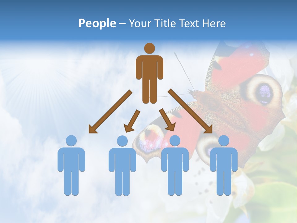 Sky Natural Background Funny Animals PowerPoint Template