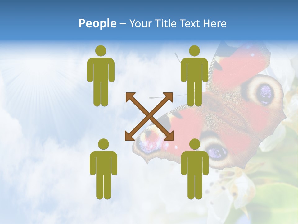 Sky Natural Background Funny Animals PowerPoint Template