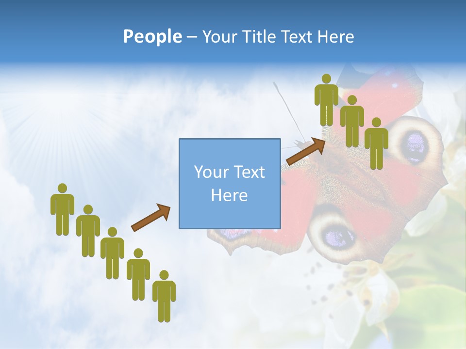 Sky Natural Background Funny Animals PowerPoint Template