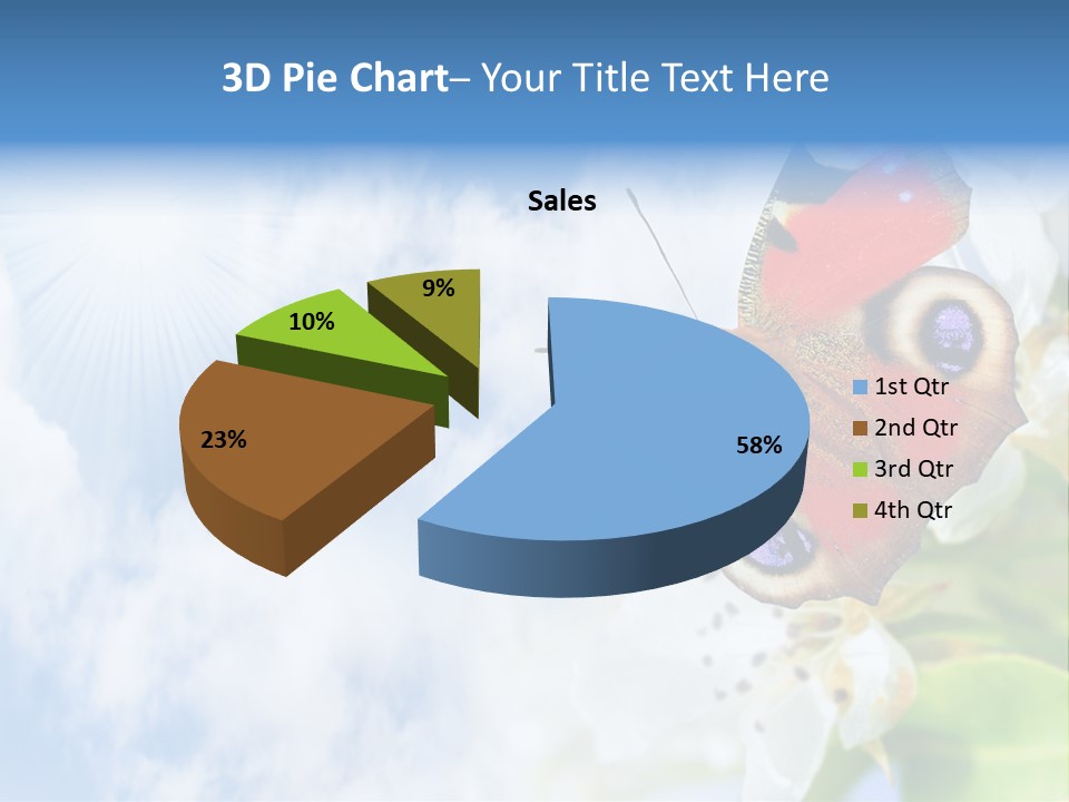 Sky Natural Background Funny Animals PowerPoint Template