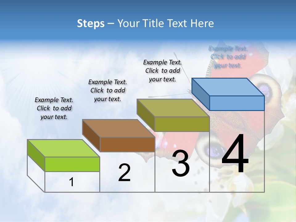 Sky Natural Background Funny Animals PowerPoint Template