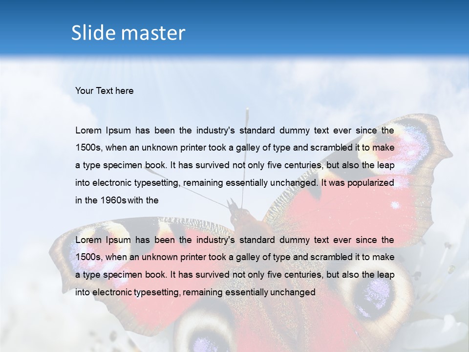 Garden Floral Environmental PowerPoint Template