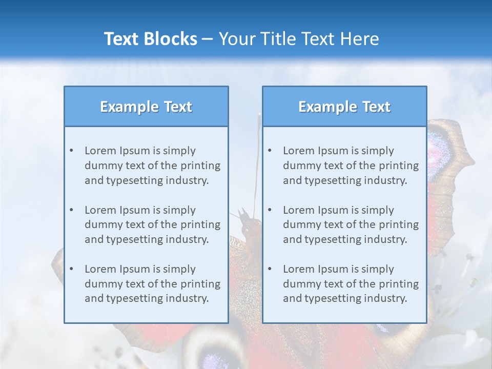 Garden Floral Environmental PowerPoint Template