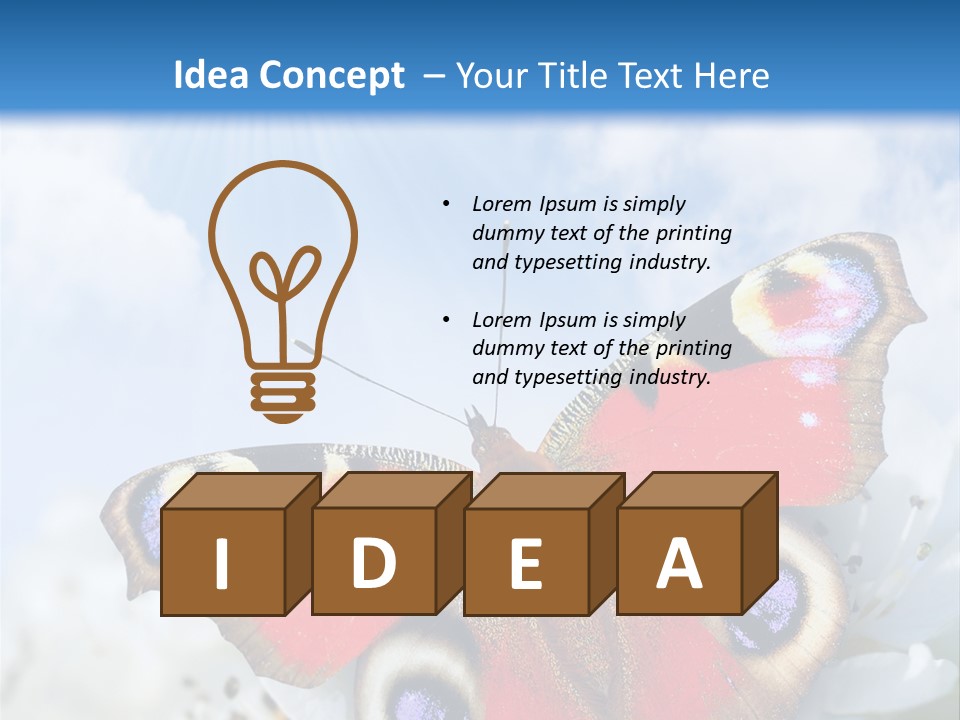 Garden Floral Environmental PowerPoint Template