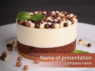 Food Pastry Pie PowerPoint Template