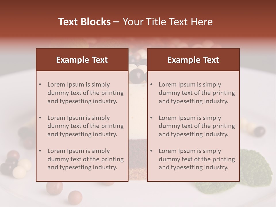 Food Pastry Pie PowerPoint Template