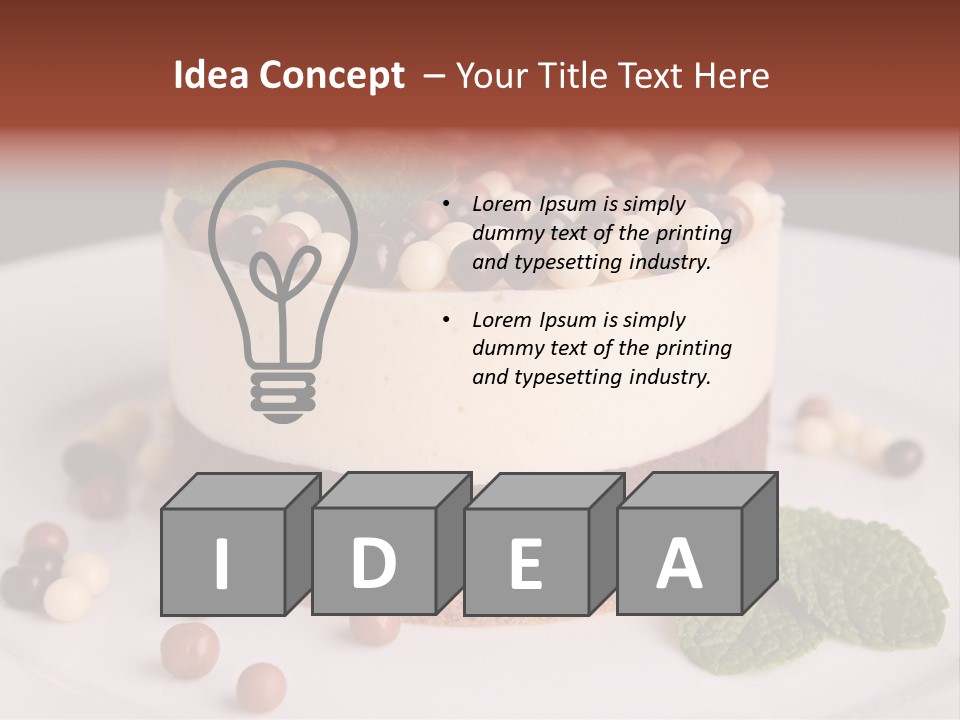 Food Pastry Pie PowerPoint Template