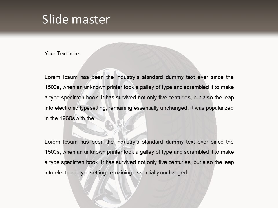 Background White Isolated PowerPoint Template