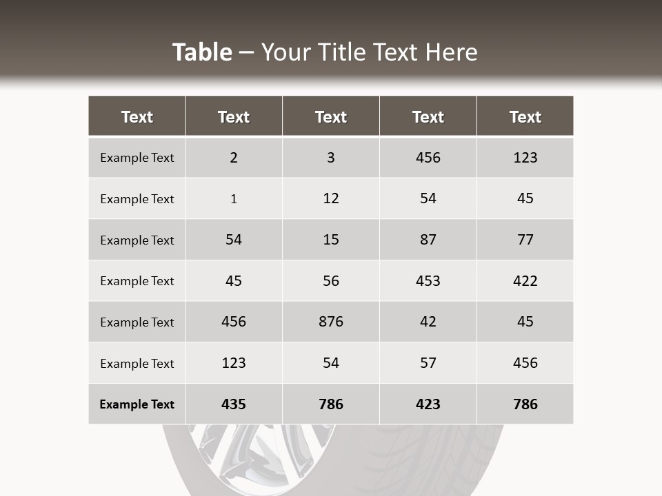 Background White Isolated PowerPoint Template