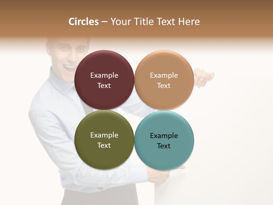 Message Gesturing Presenting PowerPoint Template