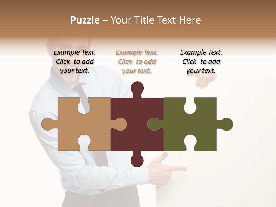 Message Gesturing Presenting PowerPoint Template