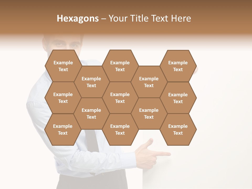 Message Gesturing Presenting PowerPoint Template