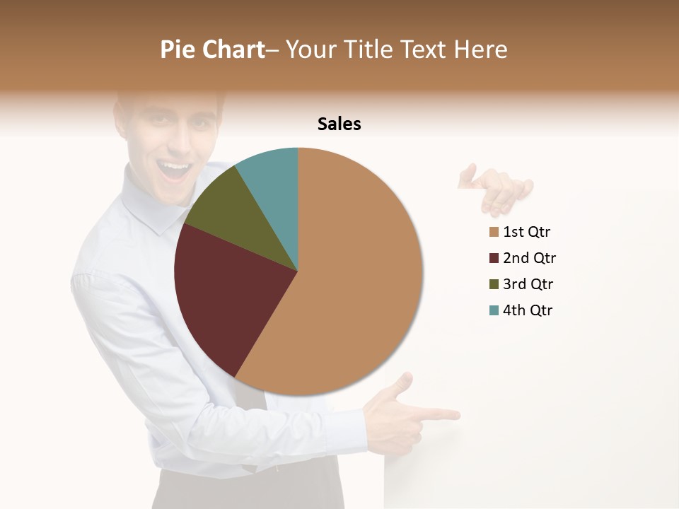 Message Gesturing Presenting PowerPoint Template