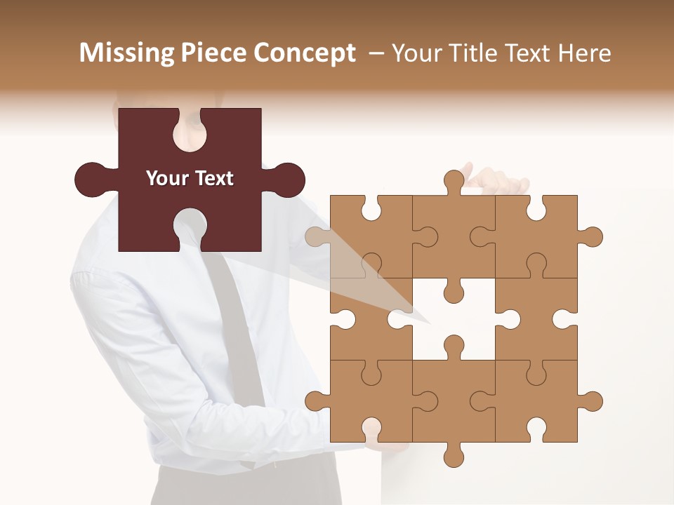 Message Gesturing Presenting PowerPoint Template