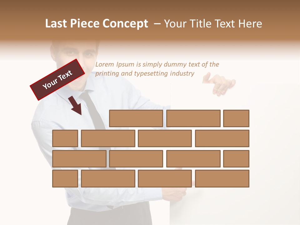 Message Gesturing Presenting PowerPoint Template