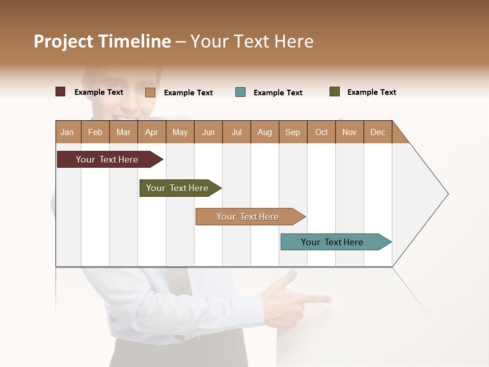 Message Gesturing Presenting PowerPoint Template
