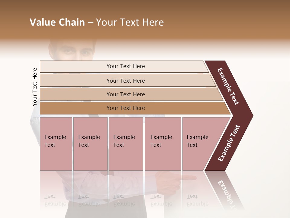 Message Gesturing Presenting PowerPoint Template