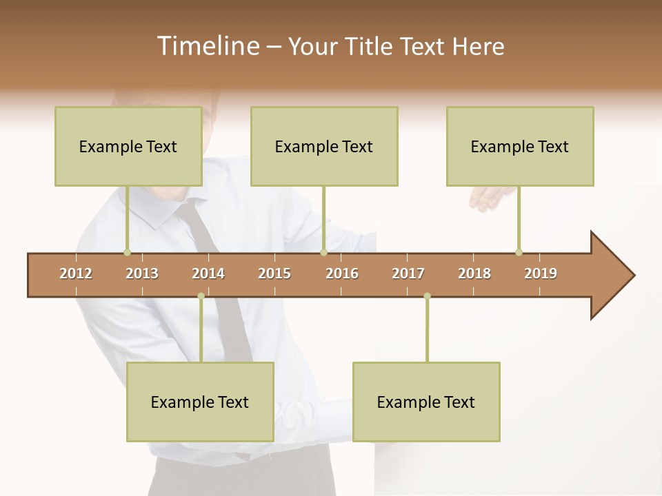 Message Gesturing Presenting PowerPoint Template