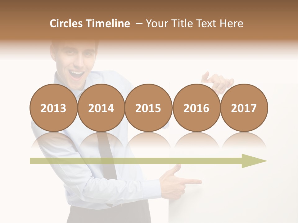 Message Gesturing Presenting PowerPoint Template