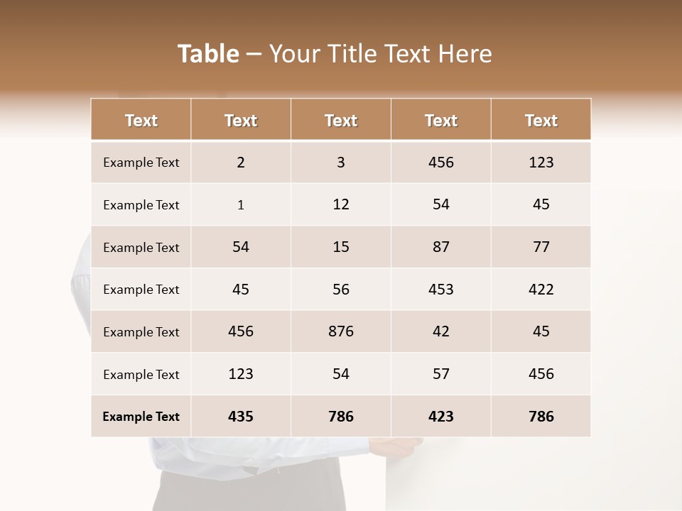 Message Gesturing Presenting PowerPoint Template