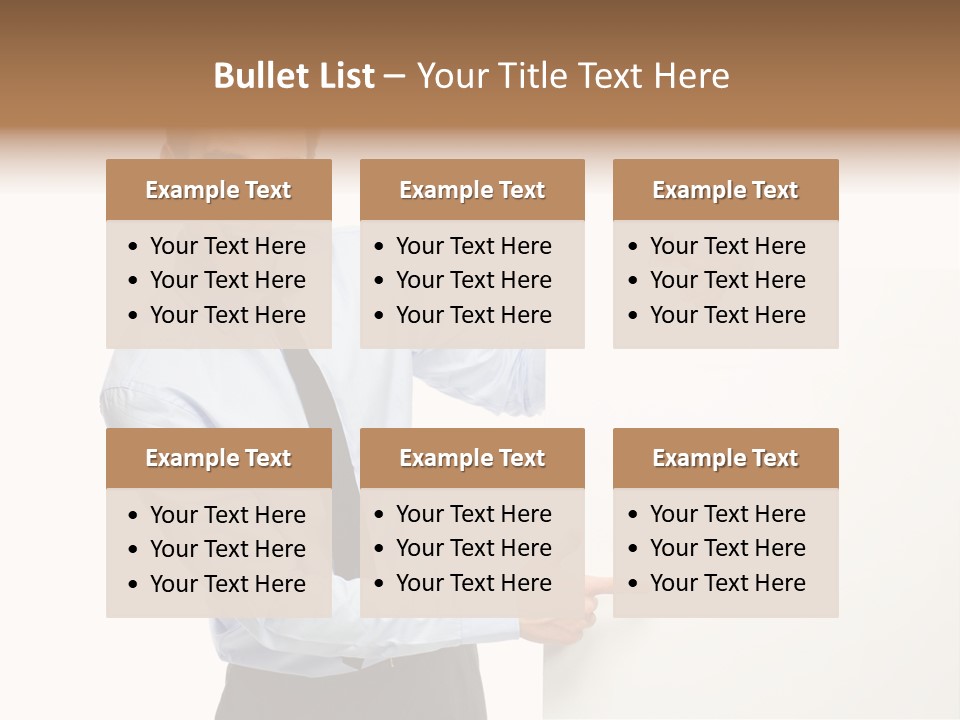 Message Gesturing Presenting PowerPoint Template