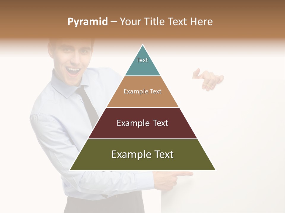 Message Gesturing Presenting PowerPoint Template