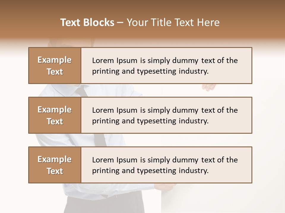 Message Gesturing Presenting PowerPoint Template