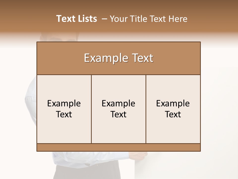 Message Gesturing Presenting PowerPoint Template