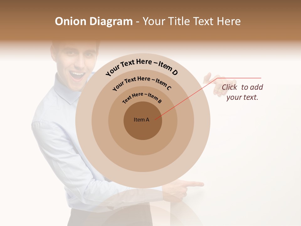 Message Gesturing Presenting PowerPoint Template