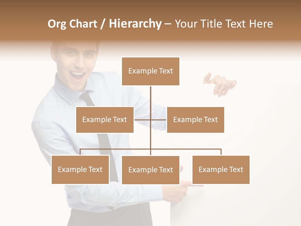 Message Gesturing Presenting PowerPoint Template