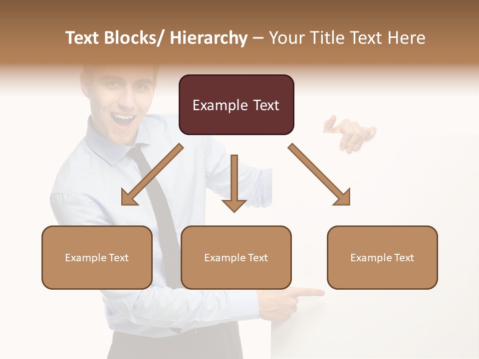 Message Gesturing Presenting PowerPoint Template