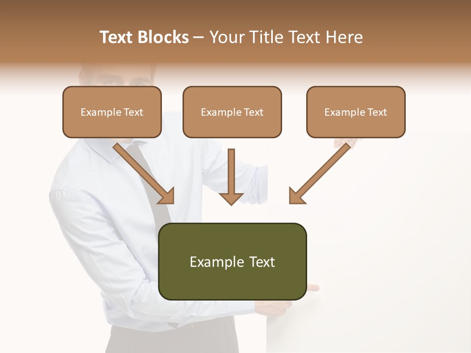 Message Gesturing Presenting PowerPoint Template