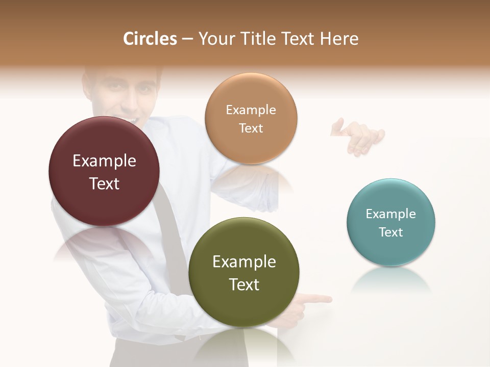 Message Gesturing Presenting PowerPoint Template