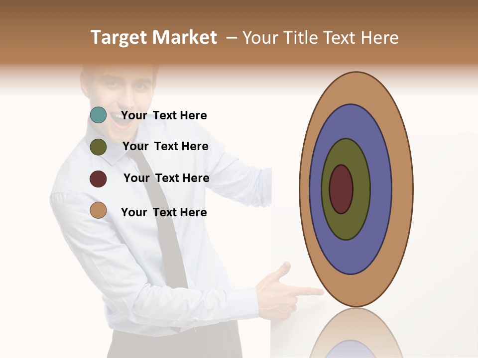 Message Gesturing Presenting PowerPoint Template