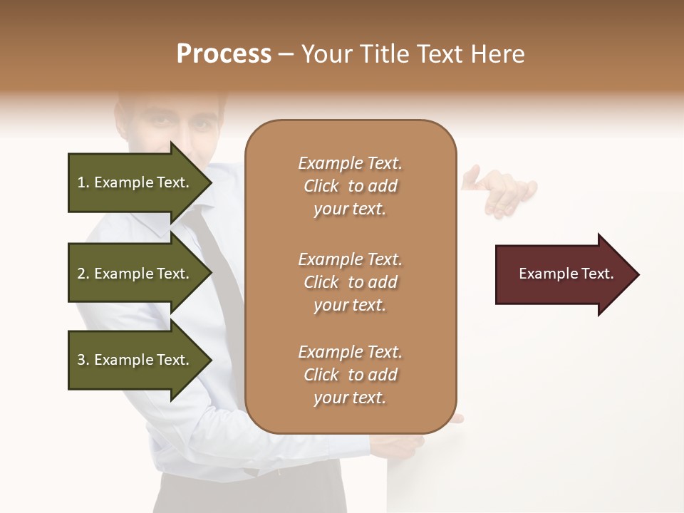 Message Gesturing Presenting PowerPoint Template