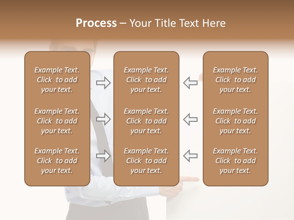 Message Gesturing Presenting PowerPoint Template