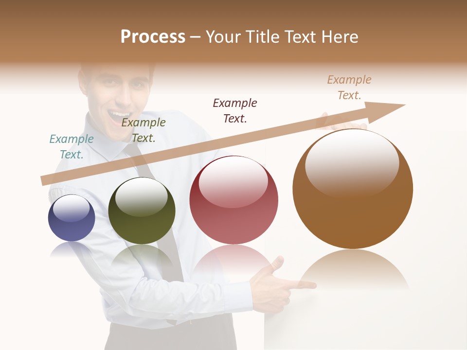 Message Gesturing Presenting PowerPoint Template