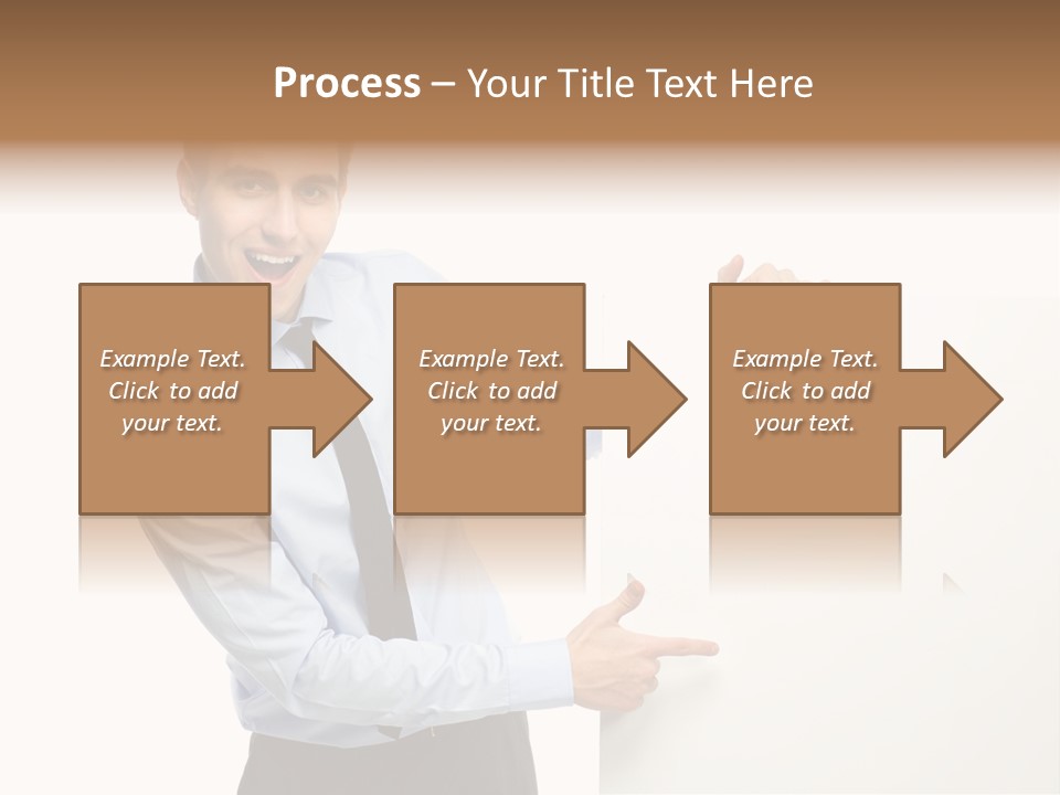 Message Gesturing Presenting PowerPoint Template
