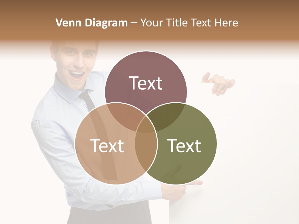 Message Gesturing Presenting PowerPoint Template